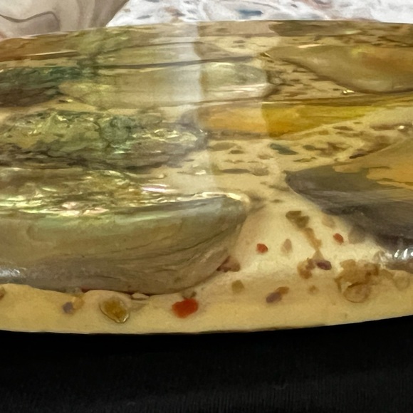 Trivet Hot Plate Shells Pacific Ocean Hyler Enterprises California Mid Century - Picture 2 of 6